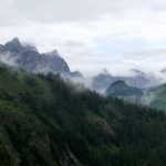 Karwendel in Wolken