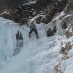 Eisklettern Vorstieg